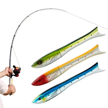 Ogljikov ribe-oblikovan palico Žep Velikost Pero Oblikovan Upogljivi Ribiško Palico Pole