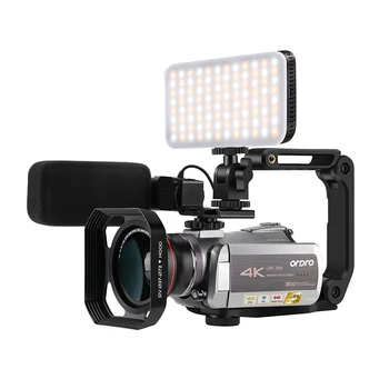 Ordro 4k Video Kamere Strokovno Camara 64X Digital Zoom WiFi IR Nočno Vizijo Youtuber Vlog Fotoaparat z LED Luči