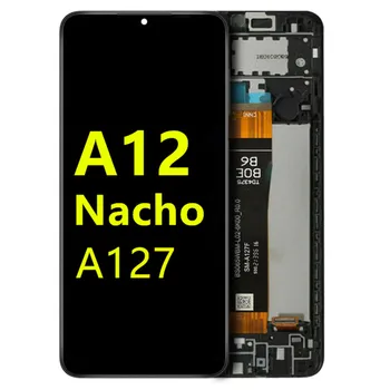 Original Samsung A12 Nacho A127F LCD Zaslon z Digitizer za Galaxy A127 SM-A127B A127M Zaslon na Dotik Skupščine menjava blaga