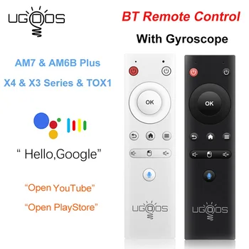 Original Ugoos BT Glas Daljinski upravljalnik za Ugoos AM7 AM6B Plus X4 Pro X4 Kocka TOX1 X3 Pro Android TV Set Top Box Voice Daljavo