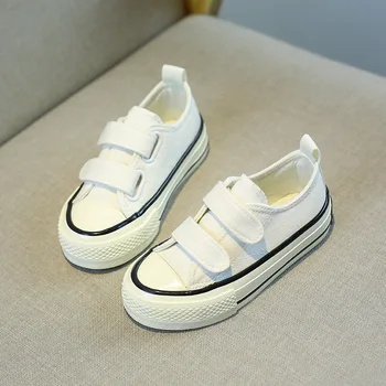 Otroško platno čevlji dekleta superge fantje krpo čevlje 2021 pomlad novo beli čevlji baby čevlji korejski čevlji baby dekle čevlji