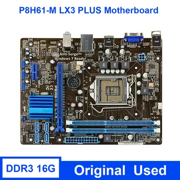 P8H61-M LX3 PLUS Destop Motherboard LGA1155 H61M-E/K/C/D I7 I5, I3 V-tel CPU 16G DDR3 PCI-E2.0 USB2.0 VGA MainBoard Dropshipping