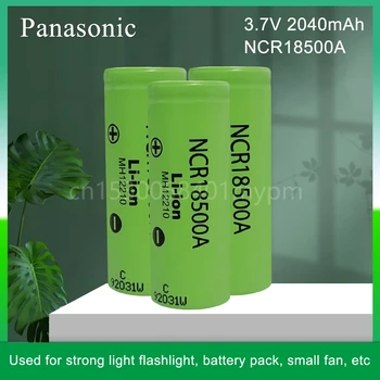 Panasonic Visoke kakovosti 3,7 V NCR18500A 18500 2040mAh Litijevih Baterij za ponovno Polnjenje za Igrače, Svetilke Svetilka ect