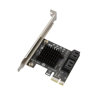 PCIe, da 2/4/6/12/16/20 Vrata SATA 3 III 3.0 6 Gbps SSD Adapter PCI-e PCI Express x1 Krmilnik Širitev Kartica Podpora X1/4/8/16