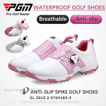 Pgm Dame Golf Čevlji so Lahki Dihanje Športni Čevlji Ženske Nepremočljiva Superge Anti-slip Casual Obutev Sponke Gumb 35-40