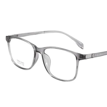 Pregledna Sivo TR90 Kvadratnih Optična Očala Ženske blagovne Znamke Oblikovalec Vingage Jasno Objektiv Študenta Recept Očala Okvir Moški