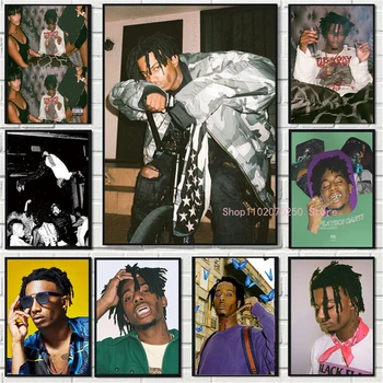 Priljubljeni Glasbeni Album Playboi Carti Hip Hop Rap Zvezda Umetniško Platno Slikarstvo Plakat Stensko Dekoracijo Doma Visoko Kakovost Za Dom Dekor
