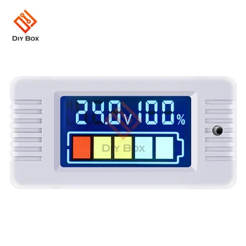 PZEM-023 0-100v Barvni LCD-Digitalni Voltmeter Plošči Merilnik Električne Baterije Litij-Tester Svinčeno-kislinske Baterije Meter