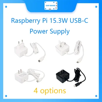 Raspberry Pi Vsaj 15,3 W USB-C Napajanje uradnih in priporočljivo USB-C napajanje za Raspberry Pi 4