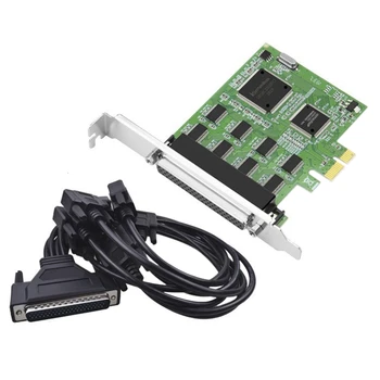 Serijska Pcie Kartica PCI-E X1 Za RS232 8-Port DB9 Pin COM Port Razširitveno Kartico, RS232, Da PCIE Pretvornik Kartico ASM1083 Čip