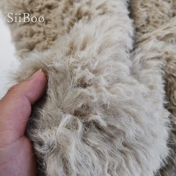 Siiboo 2020 vroče prodaje posnemajo ricinusovo krzno tkanine za zimski plašč suknjič super gosto in mehko na dotik visoke kakovosti sp6290