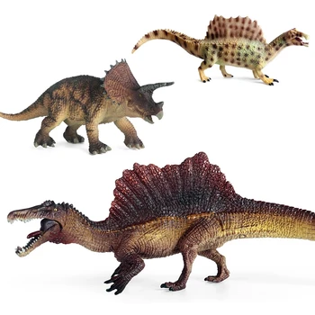 simulacija Divje Življenje Spinosaurus Dinozaver Triceratops Model figuric Zbirka Kognitivne Izobraževalne Igrače za Otroke Fant Darilo