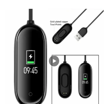 Smart Dodatki usb kabel za polnjenje, Za Xiaomi Mi Band 4 Pametna Zapestnica Kabel za Polnjenje, Polnilnik Skladu Elektronika Nosljivi Naprave