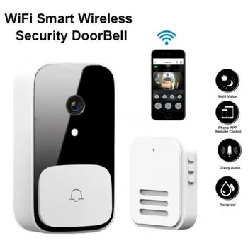 Smart Zvonec Fotoaparat Wifi Brezžični Klic Interkom Video Za Apartmaje Vrata Zvonec Zvoni Telefon Smart Home Security Zaščita