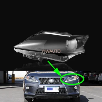 Smerniki Objektiv Za Lexus RX270 RX350 RX450 2012~2014 Žaromet, ki Zajema Avto Vodja Svetlobe Stekla Zamenjava Auto Shell Projektor Objektiv