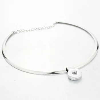 Snap Nakit za Ženske klasičnih momenti 18 mm pripni gumb ogrlica boho bohemian ogrlice & obeski, Unisex DIY Nakit