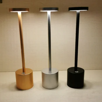 Sodobni LED namizne Svetilke Dotik Zatemniti USB Polnilne Bar Noč Svetlobe Akumulatorski Desk Lučka Za Hotelski Bar jedilnico