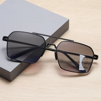 Sončna očala Anti-modra Progresivna Multifokalna Obravnavi Očala Črna Smart Zoom Starejših Očala Moških prinaša dobička Presbyopic Očala