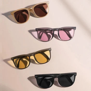 Sončna očala Ženske Zložljiva Zračne Blazine TR90 UV400 Zaščito Polarizirana Očala Z ohišjem, ki je Moda za Kvadratni Letnik Moški Očala 001