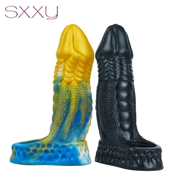 SXXY Novi Silikonski Penis Rokav Extender Multi-barvni Modni Masturbacija Naprave Spolnih Igrač Za Moške Zamudo Izliv Izdelki