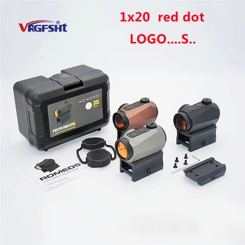 Taktično R5 1X20 Reflektivni Red Dot Sight JULE 3X Lov Opremo Uporablja 20 mm Tirnice Z Visoko In Nizko Dvigalo Oklepajih