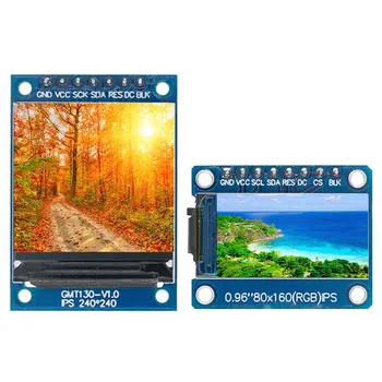 TFT Zaslon je 0,96 / 1.3 1.44 palčni IPS 7P SPI HD 65K Polno Barvni LCD-Modul ST7735 Pogon IC 80*160 (Ne OLED) Za Arduino