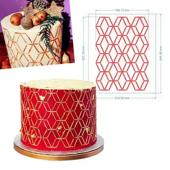 Torto Matrica Torto Boder Matrice Stroj Plastičnih Čipke Geometrijski Vzorec Rhombus
