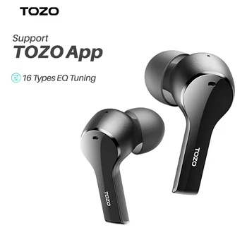 TOZO T9S Bluetooth 5.3 Slušalke , Brezžične Slušalke ,Klic šumov Čepkov , AI-Izboljšane Zvok , 24H Dolžina