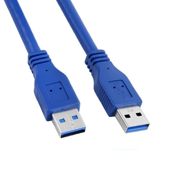USB na USB Podaljšek Moški Moški USB 3.0 Podaljšek Kabel za Trdi Disk, TV Okno Prenosnik USB 3.0 Kabel 0.3/0.5/1/1.5/1.8/3m
