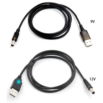 USB Priključek, QC 2.0/3.0 USB DC 12V/9V Korak Do Kabel za 5,5 x 2,5 mm Vtič Kabla