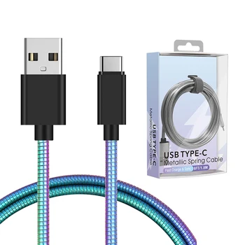 USB Tip C Kabel Cinkove Zlitine, Kovinski Pleteni USB C Kabel Za iPhone 8 XS 12 13 Pro High Speed Data Hitro Polnjenje za kabel Micro USB