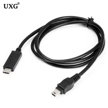 USB Tip C Na Mini USB Hitri Kabel za Polnjenje USB2.0 Polnilnik Prenos Podatkov Kabel Za Sinhronizacijo Prenosa Podatkov