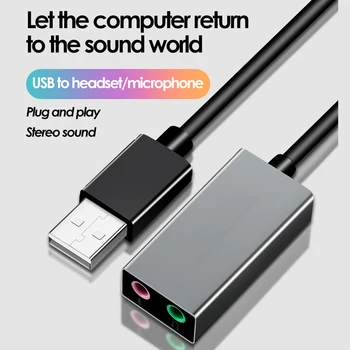 UTHAI F039 2.0 Pogon-prosta USB Zunanje Zvočne Kartice Dual-channel Neodvisni Laptop K Artefakt, Da Obnovite High-fidelity Zvok