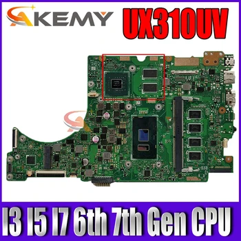 UX310UV Prenosni računalnik z Matično ploščo za ASUS ZenBook UX310UQ UX310UQK UX310U original Mainboard GT940MX I3 I5, I7 6. 7. Gen 4GB, 8GB RAM-a