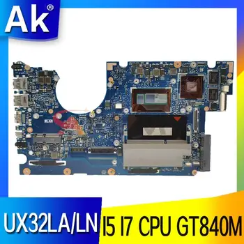 UX32LA-LN REV 2.0 Prenosni računalnik z Matično ploščo Za ASUS UX32LN UX32LA UX32L Original Mainboard 4 GB-RAM I7-4500U I5-4200U GT840M /UMA