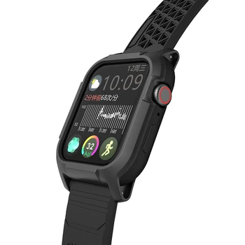 Varstvo primeru Silikonski Zamenjava za Apple Watch Band 44 iwatch Serije 6 5 4 Manšeta Trak Odbijača Zaščitna Pokrova