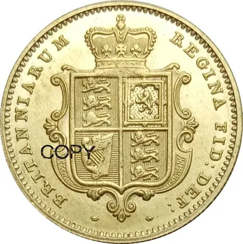 Velika Britanija 1/2 Državnega Victoria 1. portret 1838 - 1861 20pcs Medenina Kovinski Kopijo Kovancev