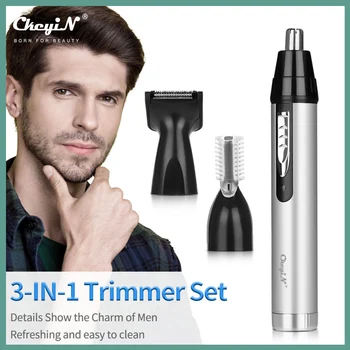 Večnamenska Električna Nos Hair Trimmer USB Polnjenje Hair Trimmer Set za Polnjenje Nos, Uho Sideburns Obrvi Las, Britja Kit