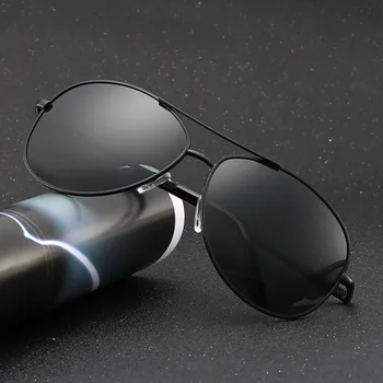 VWKTUUN Klasičnih Polarizirana sončna Očala Moški Ženske Twin Žarki Premaz Sunglass Pilot Style Očala UV400 Vožnje Ribiška Očala