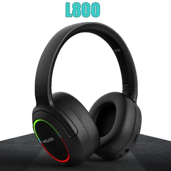 Wireless Gaming Slušalke Bluetooth Slušalke 5.1 HI-fi Zvok Z Zunanjim Mikrofonom LED Luči DJ Slušalke Predvajalnik Glasbe, Slušalke