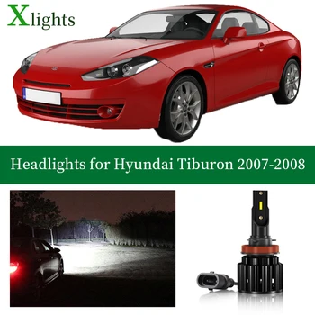 Xlights Za Hyundai Coupe Tiburon 2007 2008 Led Smerniki Žarnice Low High Beam Svetilka Ultra Svetla Žaromet Auto Svetlobe Dodatki