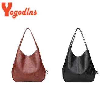Yogodlns 2 Kos bolsa de mão feminina ne vintage oblikovalci bolsas de osvetljevalec luxo bolsas de ombro feminino sacos de alça vrhunsko bols