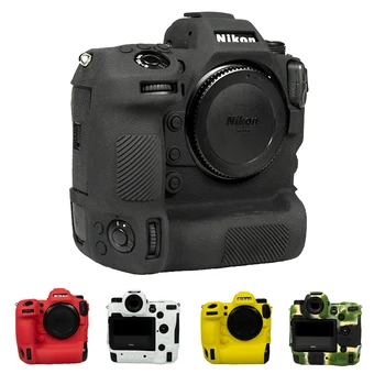 Z9 Silikonski Pokrov Gume, Silikona Fotoaparat Primeru Zajema Kože za Nikon Z9 Črna Rdeča Bela Rumena Zelena