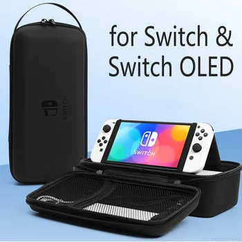 Za Nintendo Stikalo & OLED PU Vrečko za Shranjevanje Trdi Prenosni prenosen kovček, Nosilec Torbica Konzola Pokrov Dodatki