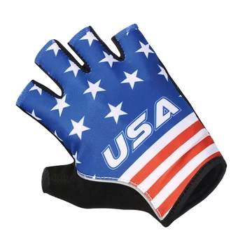 ZDA modra pol prsta kolesarske rokavice/trgovina osebno gorsko kolo palčniki/strani smart pro team racing gel kolesarske rokavice