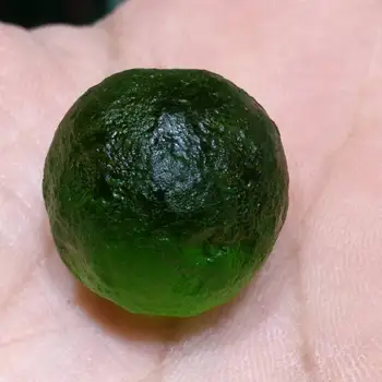 Zeleni Dragulj Moldavite Meteorite Vpliv Stekla češka področju žogo 20mm