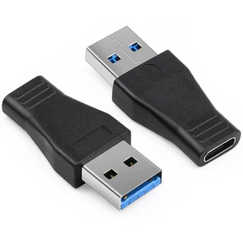 Zunanji Univerzalni USB 3.0 V Tip C Priključek Tok Moški-Ženska Hitro Polnjenje OTG Hi-Speed Vmesnik Mini Kabel
