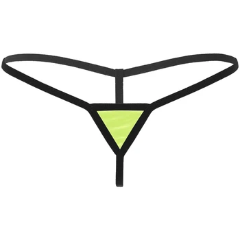 Ženska Mikro Tangice G-string Bikini Perilo Nizko Pasu Elastičen Pas T-nazaj na Plaži, Sončenje